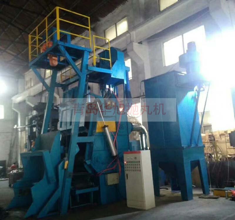 Q3220履帶式自動(dòng)上下料拋丸機(jī)調(diào)試完畢